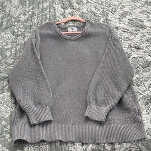 Old Navy Heather Gray Knit Top